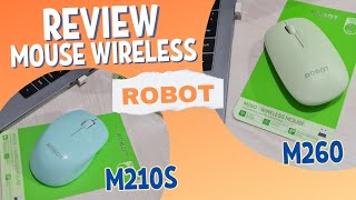 REVIEW  Mouse Robot M210S Silent dan M260 Nyoba Mouse Alternatif selain Logitech [upl. by Pet]