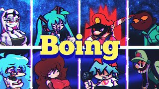 Boing but everyone sings it  FNF Cover  CyanBF [upl. by Nigrom710]