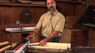 Table Saw Measuring Using a Stop Block [upl. by Richmal]