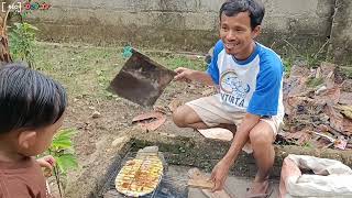 Bakar Ikan Gurame Super Besar di Trans Kuamang Kuning X Muara Bungo Jambi kuliner [upl. by Auoz470]