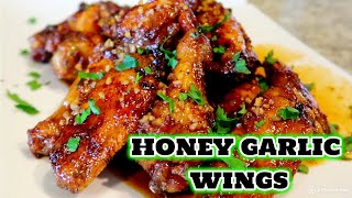 Honey Garlic Chicken Wings  Easy Chicken Wings Recipes [upl. by Card516]