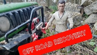 RC FOUR WHEELING OFF ROAD RECOVERY [upl. by Ilenay]