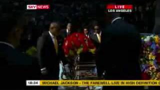 Michael Jacksons Funeral  The Farewell Live [upl. by Latisha]