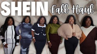 SHEIN HAUL  Plus Size  FALL EDITION  Choerline Cadet [upl. by Arihday]