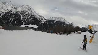 Skiing Giggijoch Sölden January 2024 [upl. by Apoor]