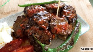 pide üzeri köfte tarifi 👍🏻RECETTE DE KOFTE [upl. by Leziar]