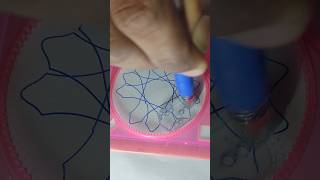 A Shape That Resembles a Blooming Flower spirographshr  asmrvideo satisfying art pattern [upl. by Neirad]