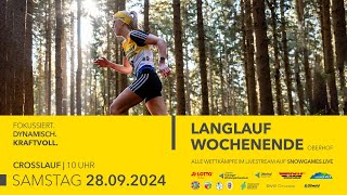 DSV Deutschlandpokal Skilanglauf 2024 Crosslauf [upl. by Norina]