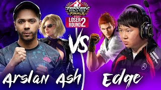 Arslan Ash Nina VS Edge Hwoarang  Loser Round 2  Tekken world tour 2024 [upl. by Analiese]