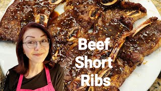 Teriyaki Beef Flanken Ribs Cooked in an Air Fryer [upl. by Jessalyn792]