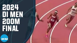 Mens 200m  2024 NCAA indoor track and field championships [upl. by Anerdna]