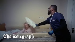 Care workers caught by hidden camera abusing elderly woman with dementia [upl. by Helbona]