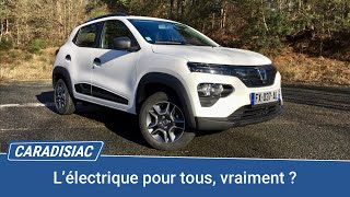 Essai  Dacia Spring 2021  que vaut lélectrique la moins chère du marché [upl. by Nylicaj983]