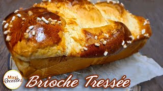 Brioche Tressée Moelleuse Recette Facile [upl. by Nellda]