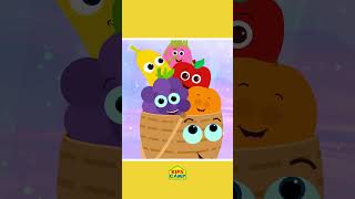 🍎 Canción de frutas deliciosas para niños 🍇 shorts cancionesinfantiles campoinfantil [upl. by Eisnil]