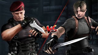 👍Resident Evil 4  leon vs krauser mini👍 [upl. by Oisinoid]