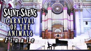 SAINTSAËNS  CARNIVAL OF THE ANIMALS FINALE  PIANO amp ORGAN  SCOTT BROTHERS DUO [upl. by Verras]