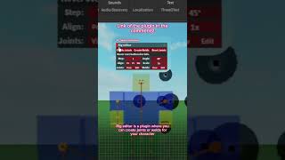 Rig editor  a roblox plugin for making joints or welds [upl. by Ahsiekat492]