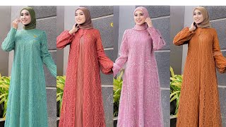 Gamis set hijab jumbo mewah dan eleganby spassy [upl. by Wendalyn]