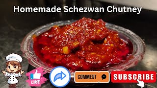 No Ajinomoto No colour Bihari Girls Style Homemade Schezwan Chutney by cookingbyBiharigirls [upl. by Normi687]