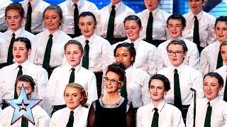 Presentation School Choir strike a chord  Week 3 Auditions  Britain’s Got Talent 2016 [upl. by Nea908]