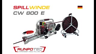 RUNPOTEC Spillwinde CW 800E [upl. by Arriet]