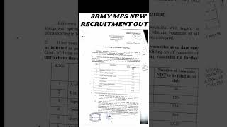 41000 Post Army MES Recruitment 2024  Army MES New Vacancy 2024  Army MES Bharti 2024 I MES [upl. by Asare]