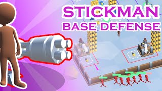 Stickman base defense Game Gameplay Android Mobile [upl. by Ocir]