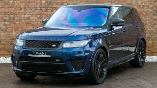 2017 Range Rover Sport 50 SVR  Balmoral Blue  Walkaround Interior amp Exhaust Sound  High Quality [upl. by Irrot328]