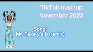 💙💜TikTok mashup November 2023💜💙 [upl. by Ahsieken771]