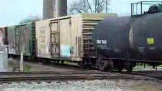 Norfolk Southern and CSX Freight Trains meet in Cordele GA [upl. by Aisiram]