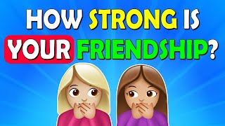 BFF Friendship Test  How Well Do You Know Your Friend ❤️ Best Friend Test [upl. by Baerl474]