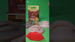 ASMR Burrocacao💄Burts Bees 🐝al Caramello 🟤 Salato🧂 asmr [upl. by Essie]