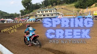 First Pro National of the year Chaos at Spring Creek MX [upl. by Sheelah]