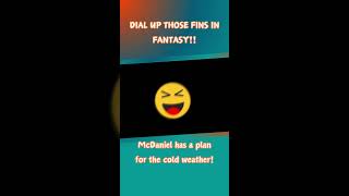 Mike McDaniel has the Fins prepped for the cold Vid jeffsversky nfl fantasyfooball dolphins [upl. by Boggs]