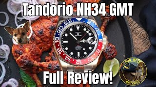 Tandorio Pepsi GMT NH34 Automatic Watch Review [upl. by Saint]