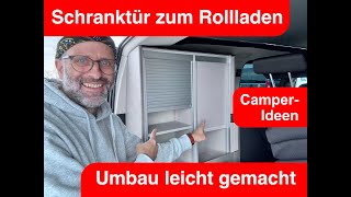 Schranktür zum Rolladen  DIY  Umbau leicht gemacht [upl. by Poler]