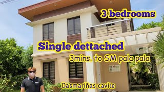 single dettached  rent to own  dasmariñas cavite  3 bedrooms  idesia [upl. by Marelda606]