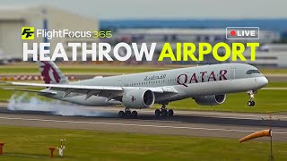 Heathrow Airport Live  Monday 5th August 2024 [upl. by Enerod707]