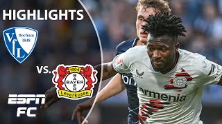 🚨 50 GAMES 🚨 Bochum vs Bayer Leverkusen  Bundesliga Highlights  ESPN FC [upl. by Atinat]