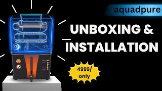 AQUA D PURE Copper  Alkaline RO Water Purifier 12L ROUVUF Copper Unboxing and installation videos [upl. by Ingunna362]