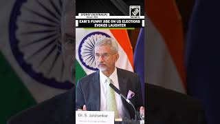 “I do believe something happened yesterday…” EAM Jaishankar’s funny take on US Polls sparks laughter [upl. by Baniaz921]