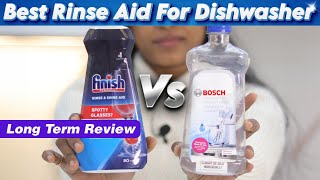 Best Rinse Aid for Bosch Dishwasher  Tamil  Bosch VS Finish Liquid [upl. by Yedok]