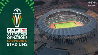 🇨🇮 Africa Cup of Nations 2023 Stadiums Ivory Coast [upl. by Panthea]