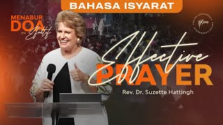 Bahasa Isyarat  Prayer Conference  Doa yang Efektif  Rev Dr Suzette Hattingh GMS Church [upl. by Barren]