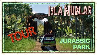 Isla Nublar  Jurassic Park Safari Tour [upl. by Dickson]