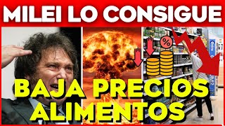 Milei Revoluciona💥 La BAJADA de PRECIOS y la POSIBLE DEFLACIÓN Fin del Abuso en Supermercados [upl. by Peta]