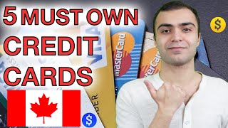 5 Credit Cards Every Canadian MUST HAVE  Best Credit Cards For Beginners Canada 2024 [upl. by Ardnal]