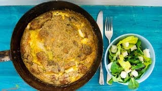 Frühlingsfrittata Rezept und Anleitung [upl. by Aniram531]