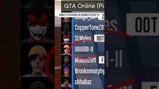 WORST Barcode ACCOUNT On GTA 5 ONLINE😭‼️ [upl. by Pussej]